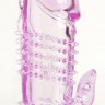 Фиолетовая насадка с коготком и шипами - 13 см.