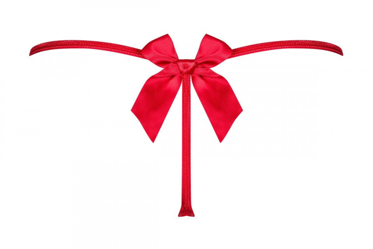 Изысканные трусики-стринги Giftella с бантиком сзади