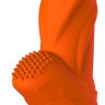 Оранжевый вибратор ORANGE PERFECTION - 22 см.