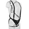 Страпон-система с телесной насадкой 10  Hollow Strap-On Suspender System - 25 см.