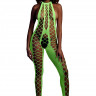 Зеленый кэтсьюит Bodystocking with Halterneck Зеленый кэтсьюит Bodystocking with Halterneck