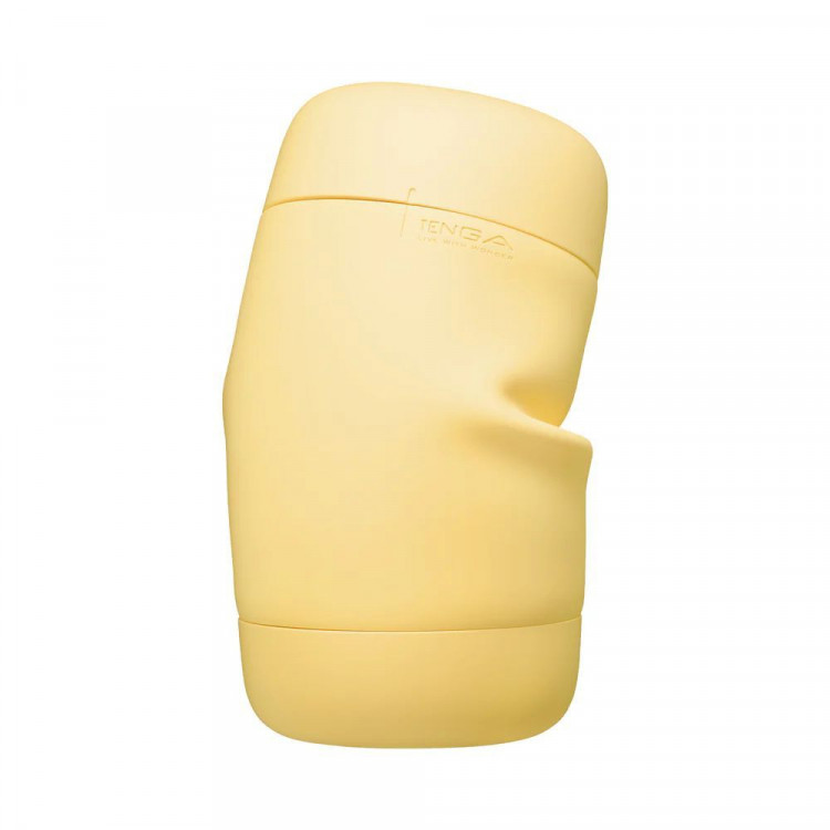 Желтый мастурбатор Tenga Puffy