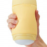 Желтый мастурбатор Tenga Puffy