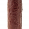 Коричневый вибратор-реалистик 6  Vibrating Stiffy - 17,8 см.