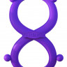 Фиолетовое эрекционное кольцо на пенис и мошонку Infinity Ring