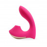 Розовый L-образный вибромассажёр с вакуумной стимуляцией 3,5’’ Silicone Billow Suction Lover Розовый L-образный вибромассажёр с вакуумной стимуляцией 3,5’’ Silicone Billow Suction Lover