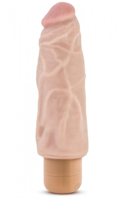Рельефный вибратор-реалистик Dr. Skin Cock Vibe 9 - 17,8 см.
