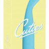 Голубой вибратор Cuties 2.0 - 18,7 см. Голубой вибратор Cuties 2.0 - 18,7 см.
