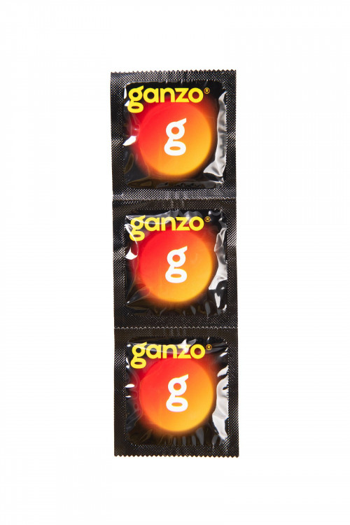 Классические презервативы Ganzo Classic в мягкой упаковке - 3 шт.