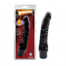 Черный вибратор-реалистик Vibe Cock - 22,5 см. Черный вибратор-реалистик Vibe Cock - 22,5 см.
