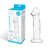 Прозрачный стеклянный фаллоимитатор 6’’ Glass Dildo With Veins Flat Base - 15,2 см. Прозрачный стеклянный фаллоимитатор 6’’ Glass Dildo With Veins Flat Base - 15,2 см.