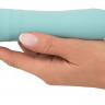Аквамариновый мини-вибратор Straight Vibrator - 16,4 см. Аквамариновый мини-вибратор Straight Vibrator - 16,4 см.