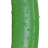 Сувенирный фаллоимитатор в форме огурчика - 25 см.