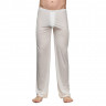 Белые полупрозрачные мужские брюки