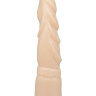 Телесная реалистичная насадка-елочка - 20,5 см.