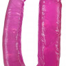 Розовый двусторонний фаллоимитатор Double Headed Dildo - 45 см.