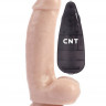 Телесный вибратор-реалистик 6.9 Stud Realistic Dildo - 17,5 см.