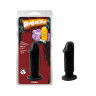 Черный анальный фаллоимитатор Evil Dildo Plug M - 12,5 см. Черный анальный фаллоимитатор Evil Dildo Plug M - 12,5 см.