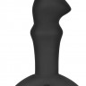 Черный вибромассажер простаты Prostate Stud - 11,4 см.