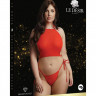 Роскошный комплект Festive Rhinestone Top and Thong со стразами