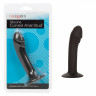 Черный анальный фаллоимитатор Silicone Curved Anal Stud Черный анальный фаллоимитатор Silicone Curved Anal Stud