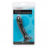 Черный анальный фаллоимитатор Silicone Curved Anal Stud Черный анальный фаллоимитатор Silicone Curved Anal Stud