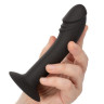 Черный анальный фаллоимитатор Silicone Curved Anal Stud Черный анальный фаллоимитатор Silicone Curved Anal Stud