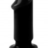 Черный анальный фаллоимитатор Evil Dildo Plug S - 9 см.