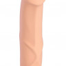 Телесный реалистичный фаллоимитатор The Boss Dildo - 18 см.