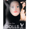 Надувная секс-кукла с реалистичным личиком и подвижными глазами 