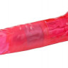 Гелевый анальный вибратор розового цвета - 17,5 см.