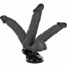 Черный вибратор на мощной присоске Basecock Realistic Vibrator Remote Control - 20 см. Черный вибратор на мощной присоске Basecock Realistic Vibrator Remote Control - 20 см.