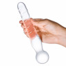 Стеклянный спиральный жезл Joystick, 20 см. Стеклянный спиральный жезл Joystick, 20 см.