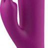 Ярко-розовый вибратор-кролик Bwild Deluxe Bunny - 19,3 см.