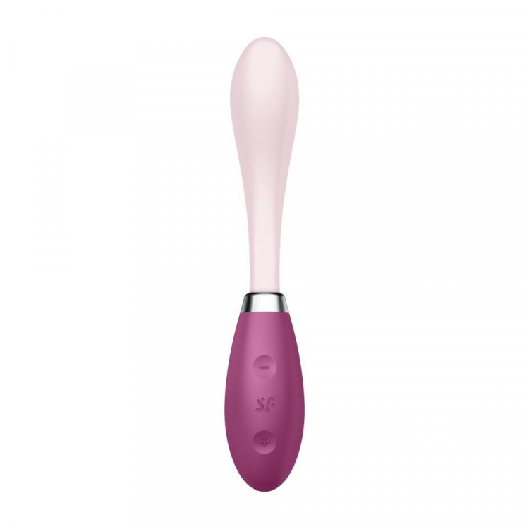 Розовый гибкий вибратор G-Spot Flex 3 - 19,5 см.