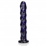 Фаллоимитатор цвета индиго Swirl Indigo - 17 см. Фаллоимитатор цвета индиго Swirl Indigo - 17 см.