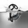 Чёрная анальная пробка с эрекционным кольцом RO-Zen Pro Чёрная анальная пробка с эрекционным кольцом RO-Zen Pro