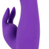 Фиолетовый силиконовый вибратор типа rabbit Pure Lilac Vibes Rabbit - 18 см.