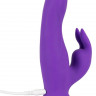 Фиолетовый силиконовый вибратор типа rabbit Pure Lilac Vibes Rabbit - 18 см.