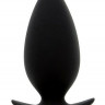 Чёрная анальная пробка BOOTYFUL ANAL PLUG MEDIUM BLACK - 9,8 см.
