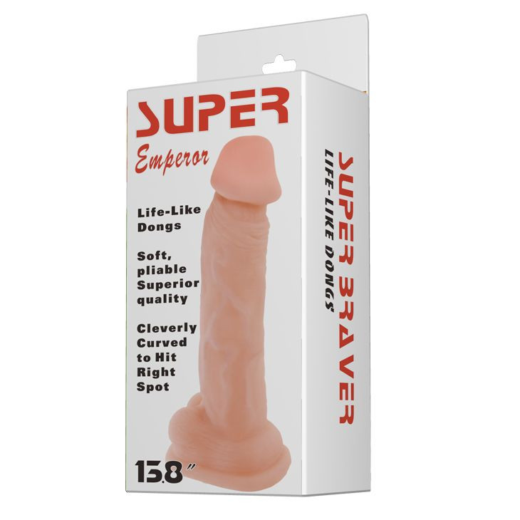 Фаллоимитатор-гигант Super Braver - 35 см.