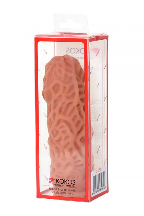 Насадка на фаллос с рельефными складочками Extreme Sleeve 012 S-size - 12,7 см.