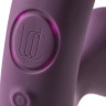 Фиолетовый универсальный вибратор Tilt - 12 см.