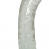 Прозрачный фаллоимитатор Lazy Buttcock - 17 см.