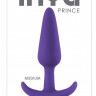 Фиолетовая анальная пробка с держателем INYA Prince Medium - 13 см.