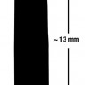 Черный вибратор  Дамский пальчик  - 13 см.