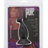 Чёрный массажёр простаты или точки G PURE ANAL G BUTT PLUG - 15 см.