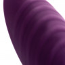 Фиолетовый вибромассажер с двойной стимуляцией Mave