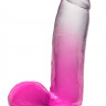 Розовый фаллоимитатор Sugar Magnolia - 17,1 см.