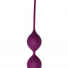 Фиолетовые вагинальные шарики Кегеля со смещенным центом тяжести Delta